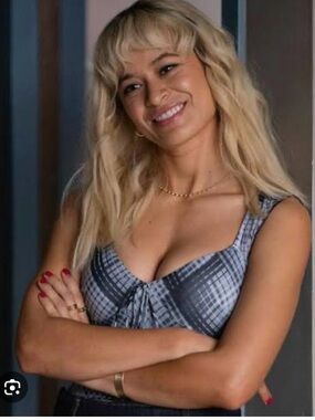 Princess Polly Women’s Kita Top Grey - as seen on Pippa in Tell Me Lies - size 8
